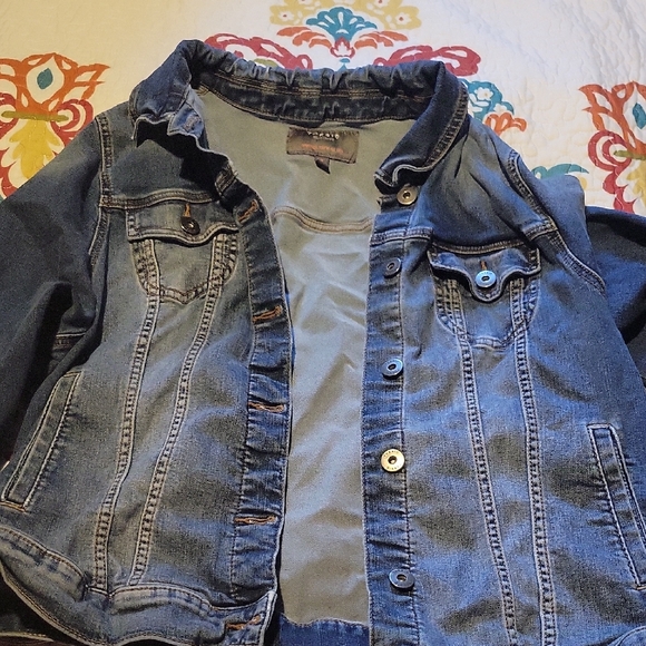 torrid Jackets & Blazers - Torrid Blue Jean Jacket with Button Details
